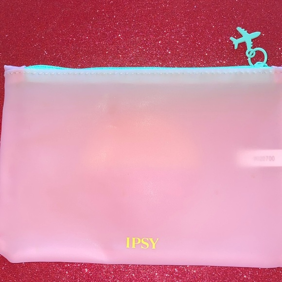 3/$10 Ipsy Glam Bag New July 2020 Take a Break Escape Frosted Pink Teal Airplane - Picture 5 of 10